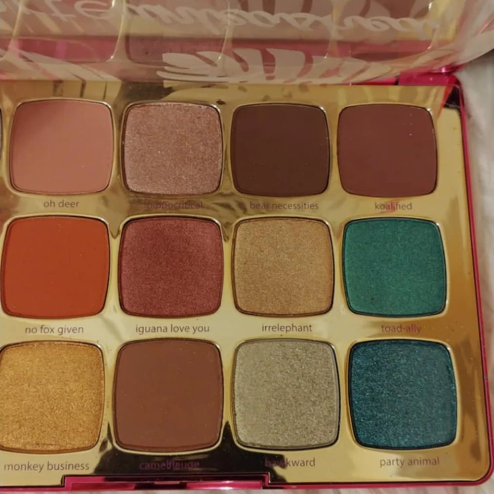 💖FIRM! NWT TARTE UNLEASHED EYESHADOW PALETTE WITH TRAVEL SIZE BIG EGO MASCARA